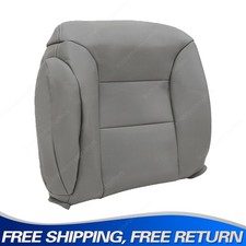 Driver Side Top Leather Seat Covers Pewter Gray Fits 1995-2000 Chevy Tahoe C K