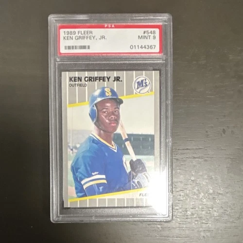 1989 Fleer - Ken Griffey Jr #548 Seattle Mariners Rookie PSA 9 (RC)