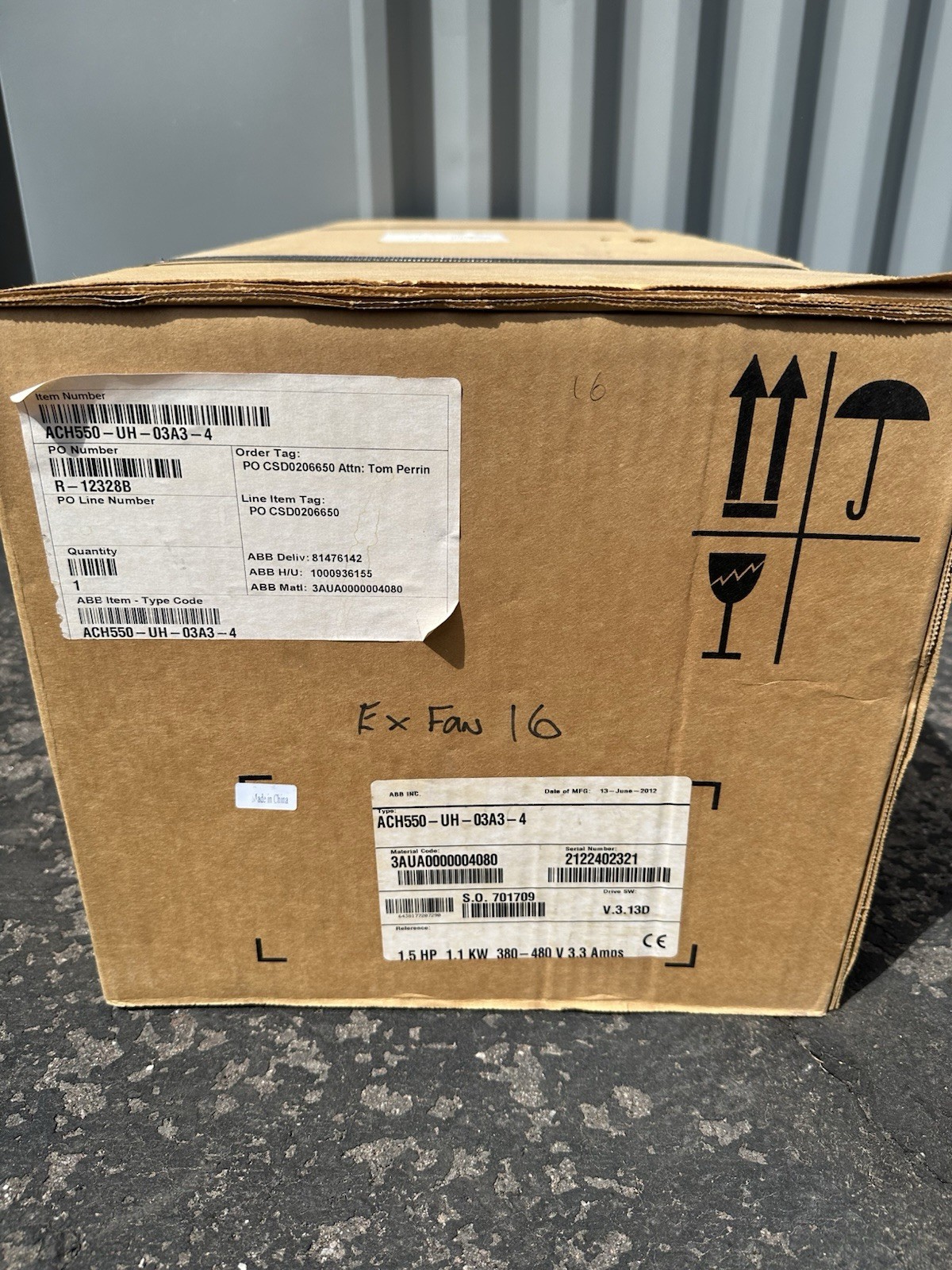 New ABB ACH550-UH-03A3-4 Variable Frequency Drive Fast Delivery