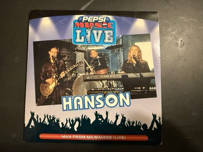 #ad Hanson Man From Milwaukee Live CD 90s Music Pepsi Promotion CD $6.00