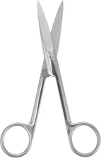 UEETEK 14 CM Stainless Steel Scissors Medical Surgical Operating Silver 
