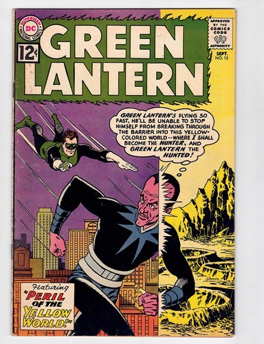 GREEN LANTERN #15 4.0 1962 OFF-WHITE PAGES