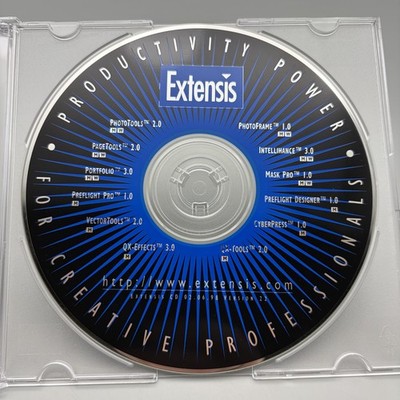 Vintage Extensis Productivity Suite Power CD Software 1998 v2.2 Mac Windows