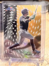 2025 Panini Crusade Austin Wells Certfied Stars Gold /10 New York Yankees