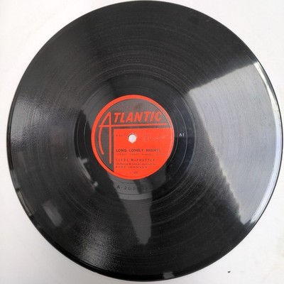Clyde McPhatter DOO-WOP 78    LONG LONELY NIGHTS / Heartaches     VG++  ATLANTIC