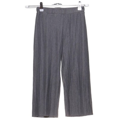 Lindex Kids, Palazzohose, Größe: 128, Grau, Polyester/Viskose, Streifen #fKE