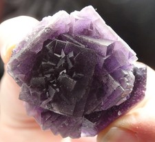 FLUORIT Kristallgruppe Weißeck Gipfelkluft Lungau Österreich -  VIOLETT/BLAU !!!