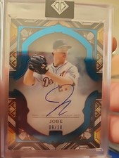2025 Transcendent Jackson Jobe Rookie Showcase Autograph Blue 9/10 Tigers