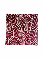 Scalamandre Plumes Silk Velvet Pillow Cover ONLY - 22 X 22