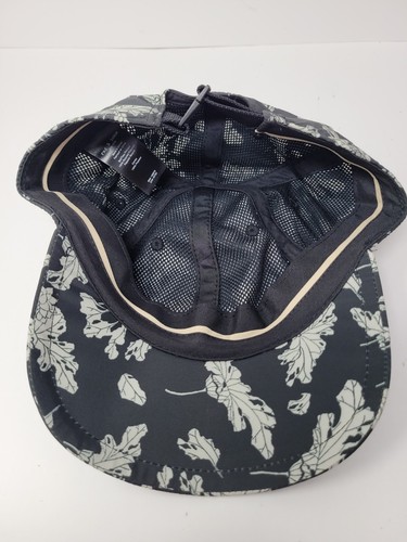 Rag & Bone Addison Baseball Cap Hat Black Floral Strap Back Adjustable - Picture 6 of 8