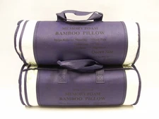 NEW LOT of 2 Queen Memory Foam Bamboo Pillows Bella Collection No. BMP02 Pillow