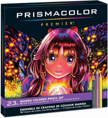 Prismacolor Premier Manga Buntstifte Künstlerqualität weiche Mine 23 Stück