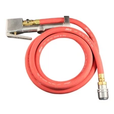 Milton Industries, Inc. Large Bore Inflator Gauge 10-160 PSI w/ Flexible 6' Hose