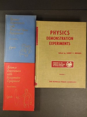 Vintage Science Experiment Textbooks Lot of 3 1950s