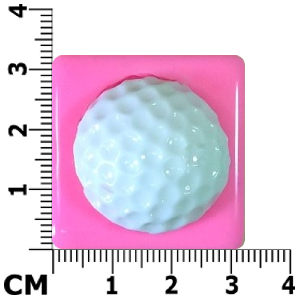 Golf Ball 25mm Silicone Mould by Fairie Blessings
