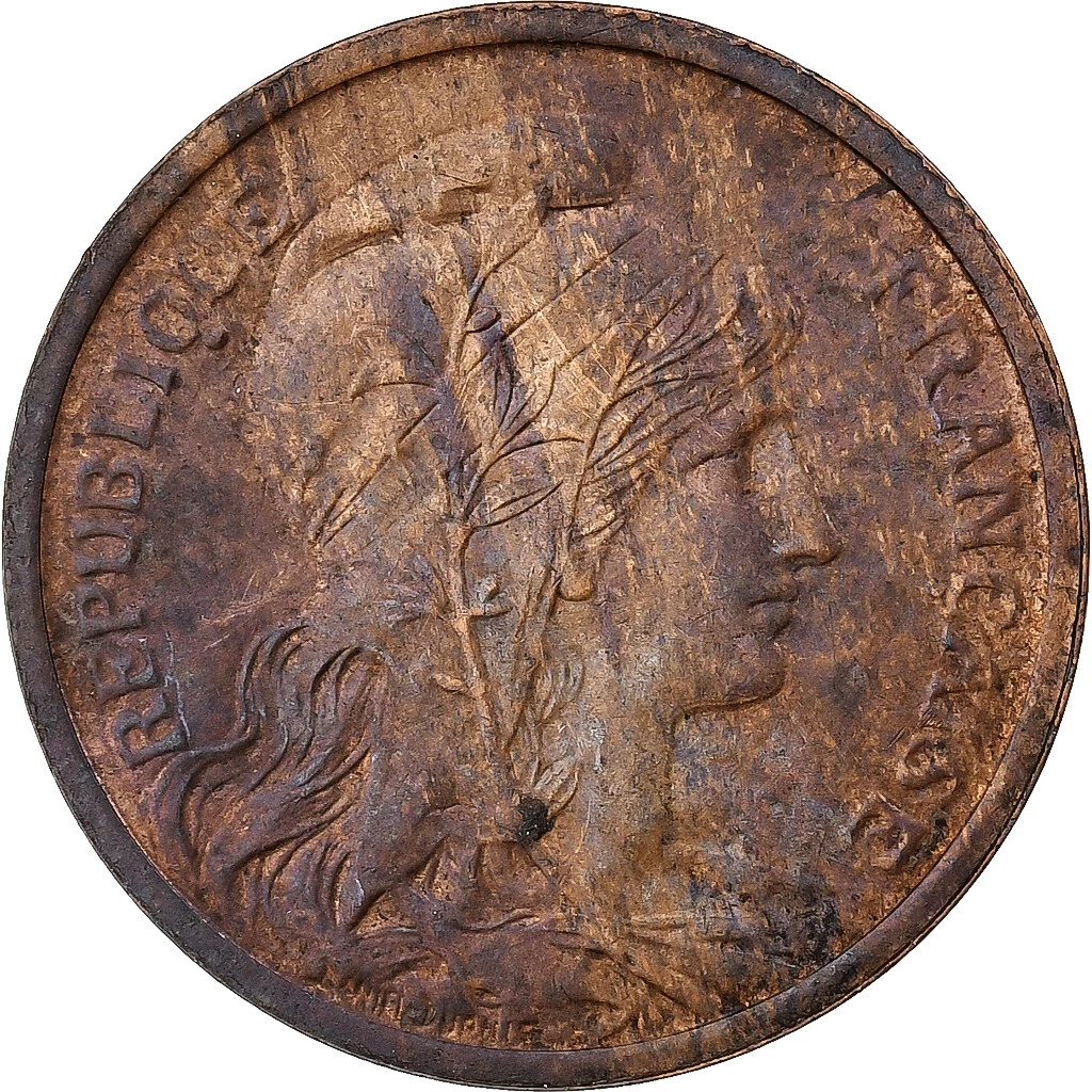 青铜1914 年法国硬币| eBay