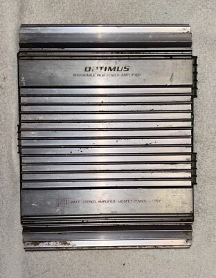 Optimus Model 12-1967 A Stereo Power Amplifier-UNTESTED Amp