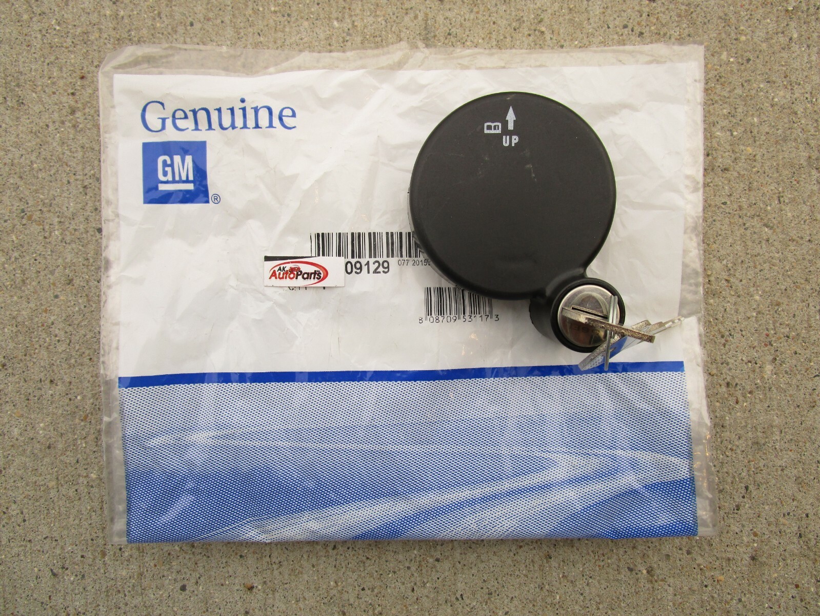 GMC CHEVY 84009129 ACDELCO GT374 FUEL GAS TANK FILLER LOCK KEY CAP