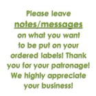 30 White Glossy Return Address Label, Return Gifts