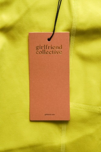 Girlfriend Collective 4024 CITRUS Compressive Pocket Legging Small 23.75" Inseam - Afbeelding 2 van 6