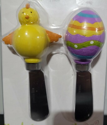 Adorable Target Easter Egg And Chick Spreaders ~ 4 1/2'' Each