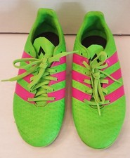 Adidas Men's Ace 16.4 FxG Outdoor Grass Soccer Cleats Neon Green/Pink SZ 4