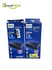 Lot of 2 Philips Multiport Hub USB-C & HDMI