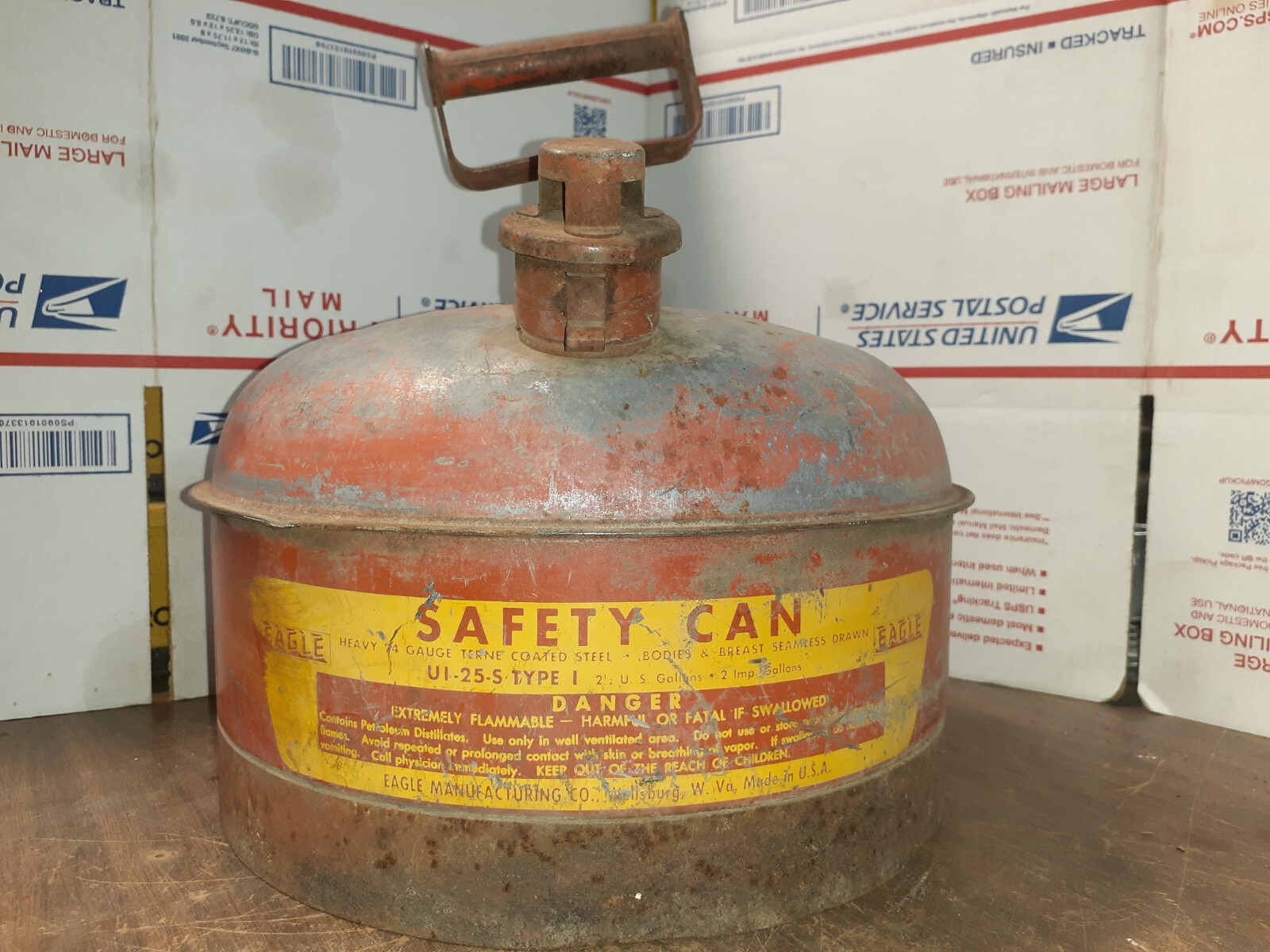 Vintage Bell System Gasoline Fuel Can Northwestern Bell