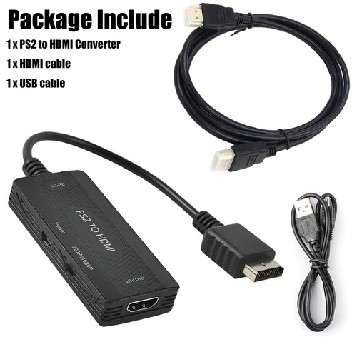 PS2 to HDMI Converter 1080P HD Monitor HDTV Video Adapter for PlayStation 1/2/3 - Picture 9 of 9
