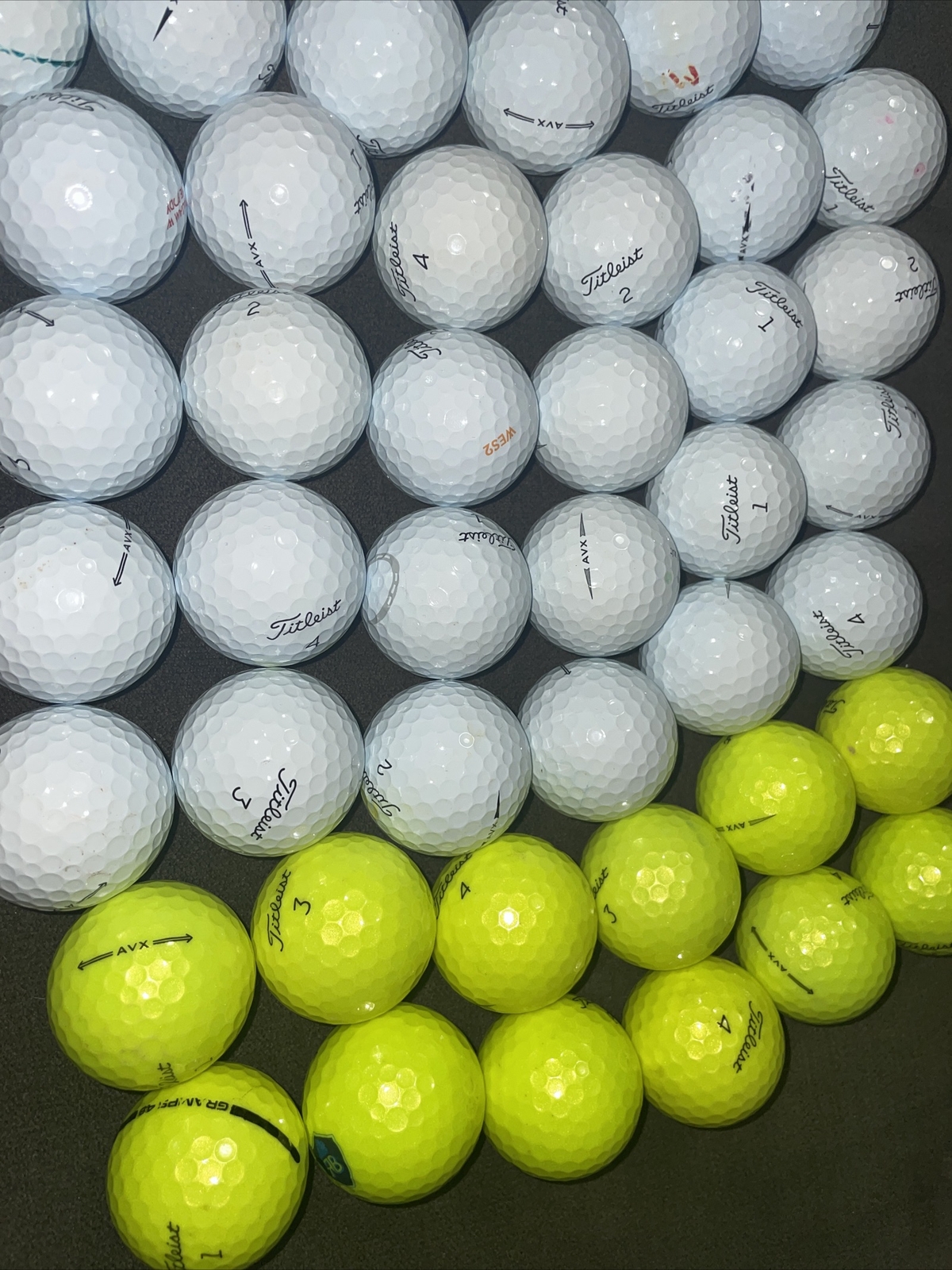 4 Dozen TITLEIST AVX 5AAAAA+ MINT CONDITION GOLF BALLS **FREE SHIPPING