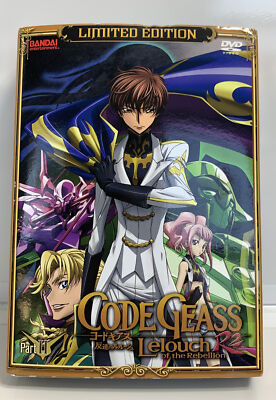 Code Geass Lelouch of the Rebellion R2 Part 2 DVD BUNDLE VALUE