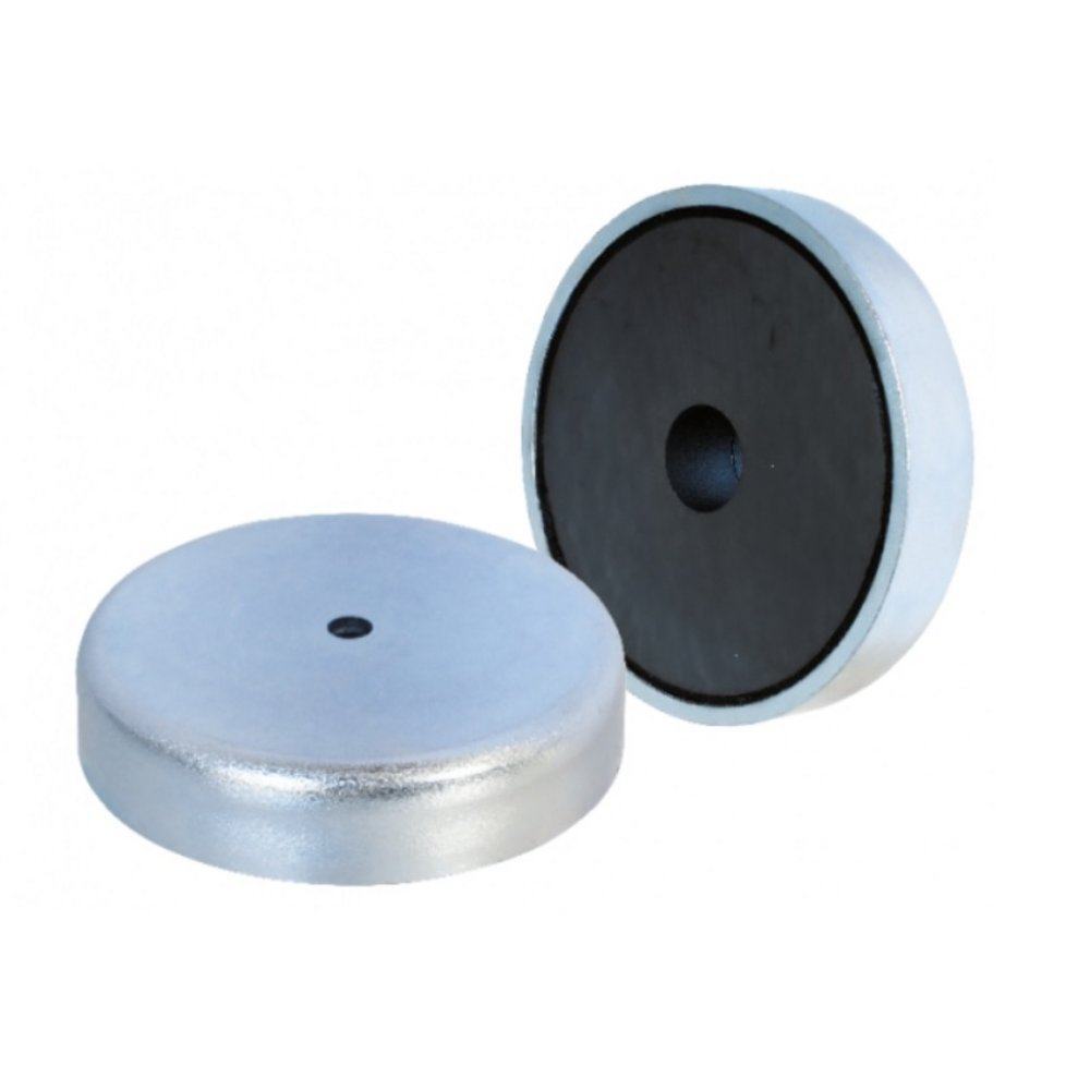 Eclipse Magnetics Neodymium Shallow Pot Magnet with Countersunk Hole 40mm E878
