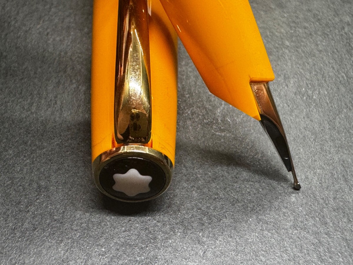 Excellent++] MONTBLANC GENERATION Yellow GT Vintage Fountain Pen
