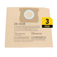 4 Gal. Original Manufacturer Filter Bags for Porter Cable/ Wet/Dry Vacuum (3-Pac