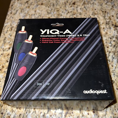 Audio Quest YIQ-A Component Video Cables - 3 Meter
