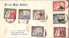 1953 Africa Gambia HM Queen Elizabeth 2 Coronation FDC  Cover to St Rose Canada