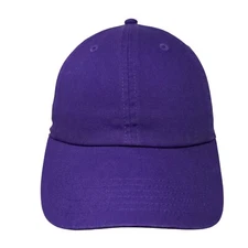 Gelante Slideback Hat Purple OSFA Adjustable Solid 6 Panel Blank