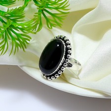 Black onyx Ring 925 Sterling Silver Statement Ring Handmade Ring All size