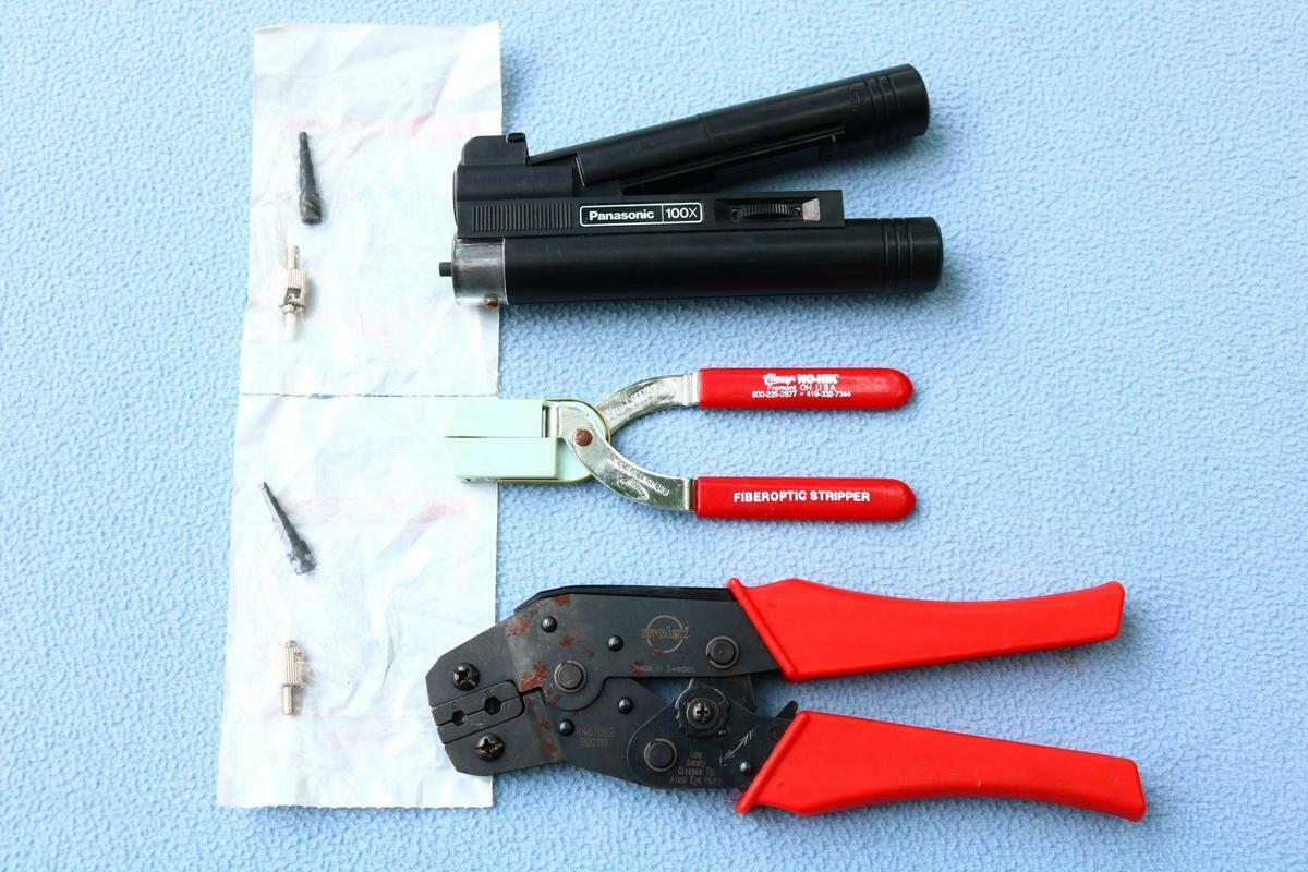 Fiber Optic TOOLS mixed Estate lot Scope Splicing Joining Linemans