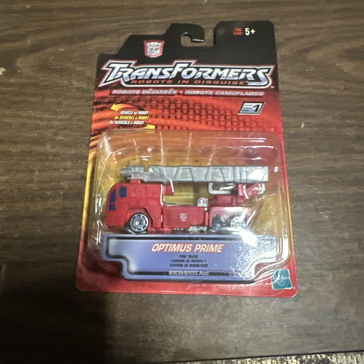 TRANSFORMERS ROBOTS IN DISGUISE OPTIMUS PRIME FIRE TRUCK