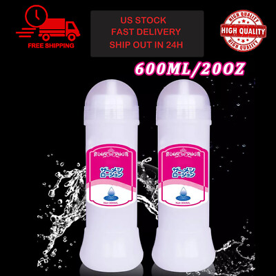 20 OZ Water Based Personal Lubricant Cum Lube Semen Sex Unscented Long Lasting