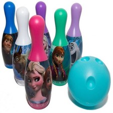 Disney's FROZEN Bowling Set Toy - 6 Pins  1 Ball NEW
