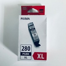 Genuine Canon Pixma PGBK 280 XL PGI-280XL BLACK Ink Cartridge Sealed OEM Box