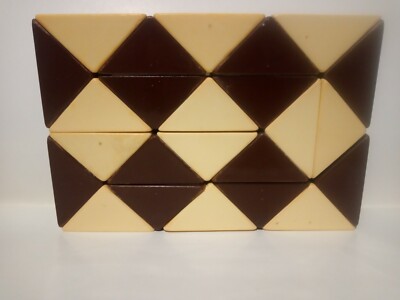 Vintage Original Soviet Magic Logic Rubik Snake Puzzle  USSR