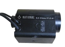 National 8.5-51mm F1.2 Motorized Zoom CCTV Lens – CS Mount, Auto Iris