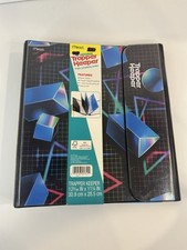 Trapper Keeper 2" 3 Ring Binder Geometric Design Licensed Reproduction X539 2021