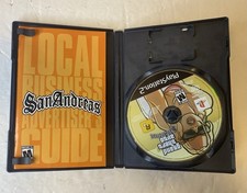 Grand Theft Auto: San Andreas (Sony PlayStation 2, 2004) with manual