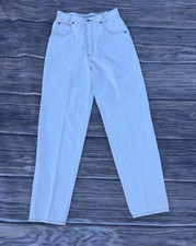 Excellent Used Condition Vintage NO Jeans White High Rise Mom Jeans Size 7/8