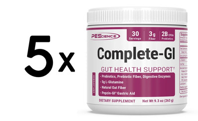 5 x PEScience Complete-Gl - 263g (136,87 EUR/kg)