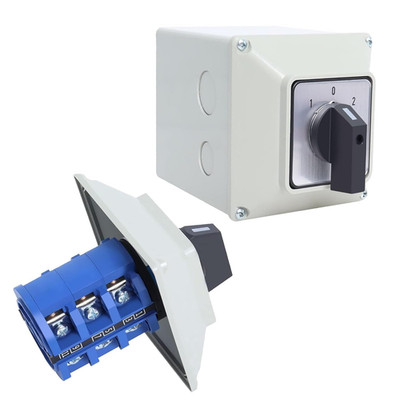 63A Rotary Changeover Cam Switch with Master Exterior Box, SZW26-63 3 Position